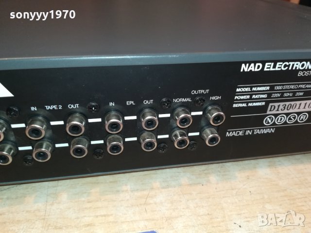 NAD 1300 STEREO PREAMPLIFIER-ВНОС SWISS 1111211830, снимка 10 - Ресийвъри, усилватели, смесителни пултове - 34774516