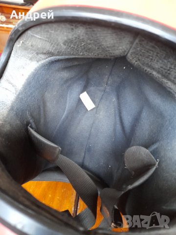 Стара моторджийска каска,шлем, снимка 7 - Други ценни предмети - 34485137