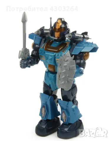 Играчка робот с ефектно осветление, комплект оръжия и подвижни елементи., снимка 6 - Други - 48014282