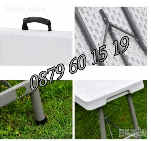 Сгъваема пейка за кетъринг 180 cм за 4 човека, снимка 5 - Градински мебели, декорация  - 53737315