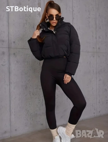 🔥 Дамско зимно яке с качулка, снимка 2 - Якета - 51935174