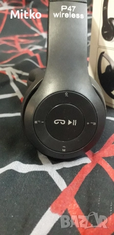 Блутут слушалки Р47, снимка 3 - Безжични слушалки - 52424784
