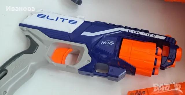 Бластер с батерии  : Nerf Gun N-Strike Elite Hail Fire, снимка 10 - Други - 49517743