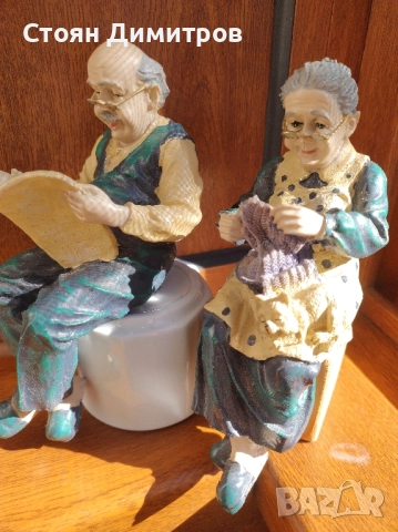 Прекрасни фигури от изкуствен камък полетизин, красива изработка ръчна , снимка 4 - Антикварни и старинни предмети - 52281362