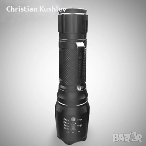 Фенерче Т6 (GD-188)  , телескопично, светодиодно, с алуминиев корпус FL25, снимка 2 - Друга електроника - 53220391