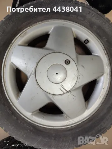 Алуминиеви джанти с гуми 6Jx15, 4х100, ET49 - 5бр., снимка 5 - Гуми и джанти - 49797141