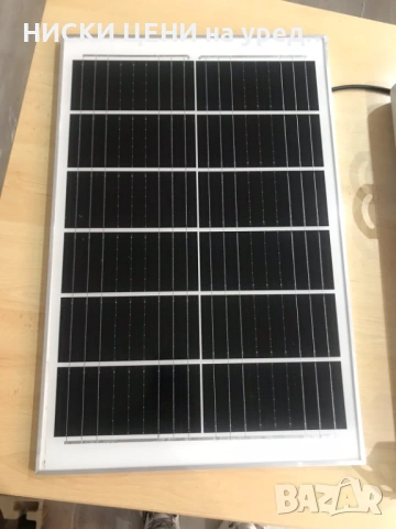 Соларна лампа с панел и стойка 400W, снимка 7 - Соларни лампи - 53521041