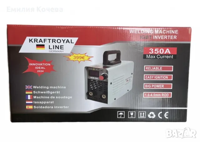 Инверторен електрожен 350А, снимка 5 - Други инструменти - 47720648