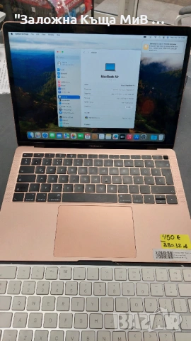 Apple MacBook air 2019 Retina, снимка 5 - Лаптопи за работа - 53530041