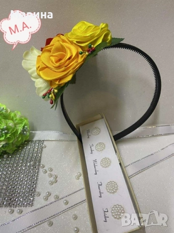 Китка за глава, вариант 22, снимка 5 - Шноли, диадеми, ленти - 51978067