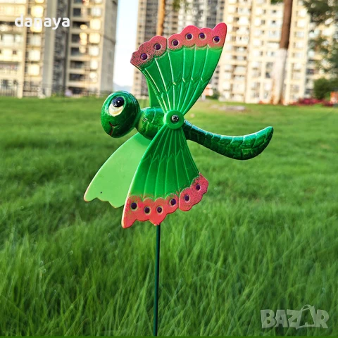 5980 Декоративна градинска въртележка Водно конче, 62 см