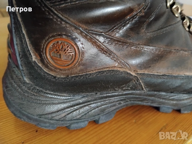 Зимни, кожени Обувки Timberland 41 , снимка 6 - Мъжки боти - 53563325