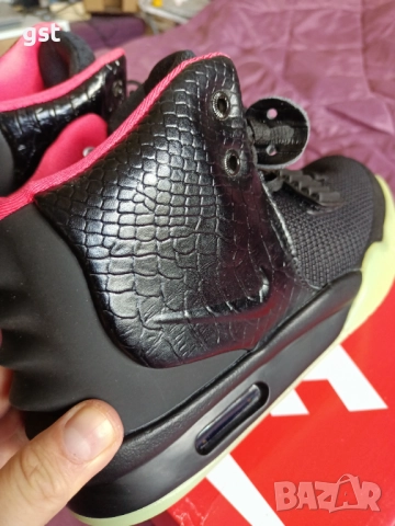 Редки Nike Yeezy 2 KW black Ръчна изработка Маратонки Кецове Дизайнерски , снимка 3 - Маратонки - 51758135