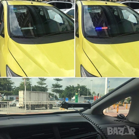 Сигнална лампа за стъкло 8 LED, снимка 9 - Аксесоари и консумативи - 53241425