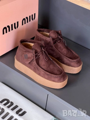 дамски велурени обувки miu miu, снимка 5 - Маратонки - 52062988