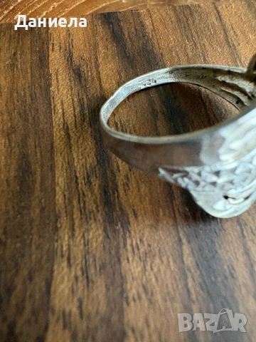 Сребърен пръстен, снимка 4 - Пръстени - 53303869