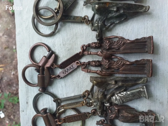 Голям лот метални ключодържатели, снимка 4 - Антикварни и старинни предмети - 53478126