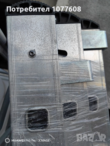 Професионална трираменна алуминиева стълба с 10 стъпала с профил на краката 22х80мм , снимка 5 - Други инструменти - 50330708