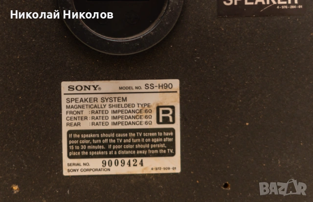 SONY SS-H90 Тонколони, снимка 10 - Тонколони - 53574740