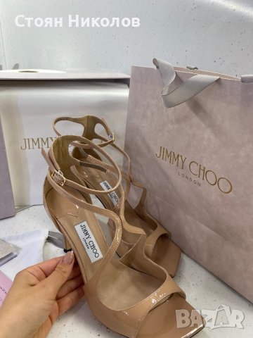 Оригинални сандали Jimmy Choo, снимка 4 - Дамски елегантни обувки - 41464743
