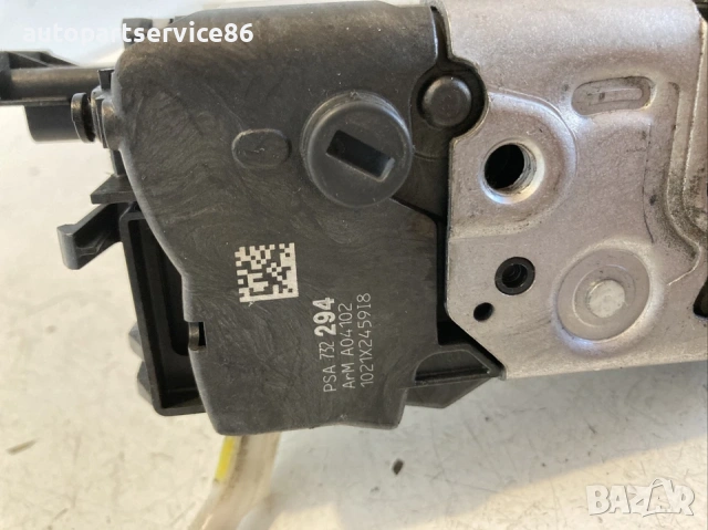 Преден десен механизъм за заключване на врата за Peugeot 5008 1.6 HDI (2012), снимка 3 - Части - 53743645