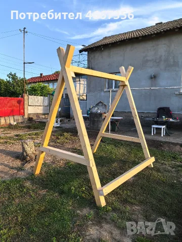Масивна градинска люлка , снимка 4 - Градински мебели, декорация  - 56215819