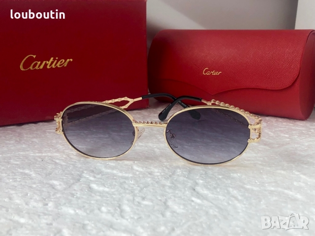 Cartier 2022 унисекс слънчеви очила елипса дамски мъжки, снимка 6 - Слънчеви и диоптрични очила - 36092760