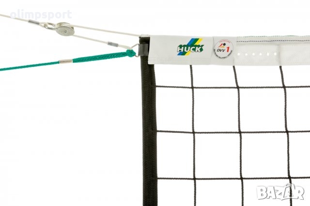 Безвъзлова волейболна мрежа Huck – VL5133-06 DVV одобрена за състезания, снимка 2 - Волейбол - 36110322