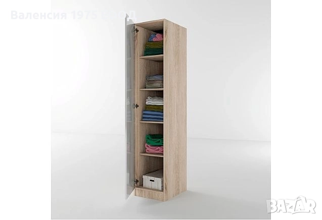 Еднокрил гардероб Сити 1010 сонома, орех или комбинация бяло/ арвен, снимка 8 - Гардероби - 20978346