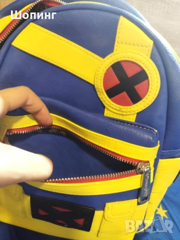 Оригинална кожена раница Marvel, снимка 3 - Раници - 42017608