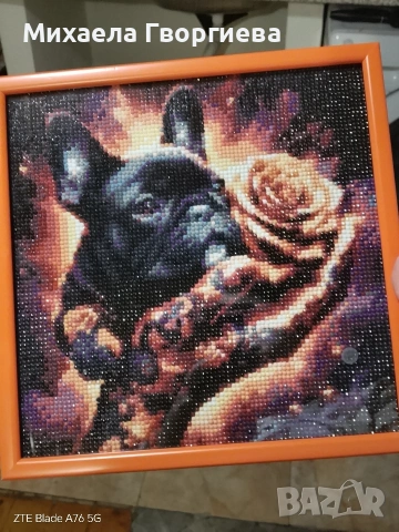 Диамантен гоблен ръчно направен, снимка 4 - Гоблени - 53435976