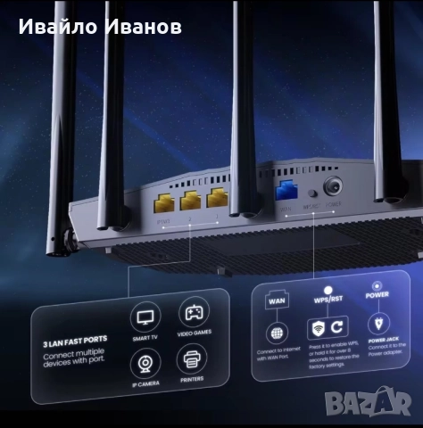 Рутер Tenda RX2 Pro  Wi-Fi 6 AX1500, снимка 6 - Рутери - 52668859