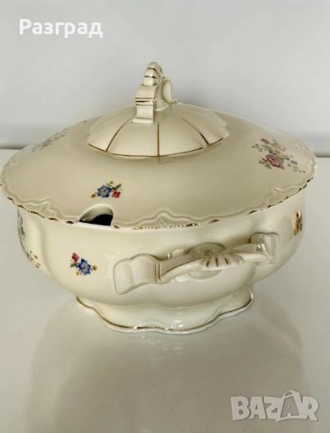 Голям немски супник, винтидж, Schönwald, снимка 4 - Прибори за хранене, готвене и сервиране - 52637007