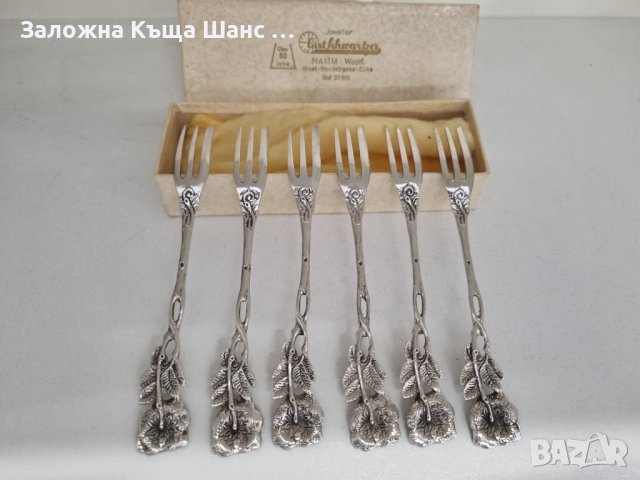 Антикварни сребърни вилици , снимка 5 - Антикварни и старинни предмети - 41968281