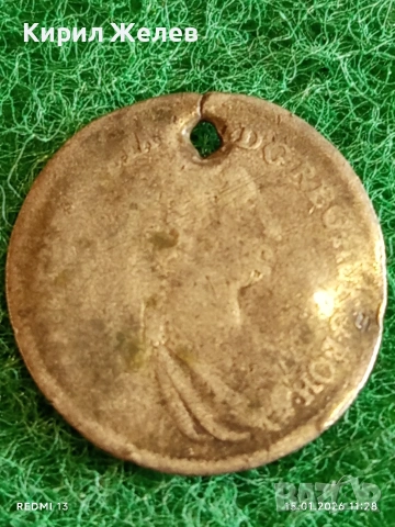 Сребърна монета 10 кройцера 1742г. Мария Терезия Австрия за КОЛЕКЦИЯ 52904