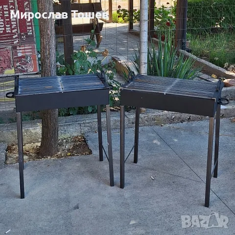 скара барбекю за дървени въглища