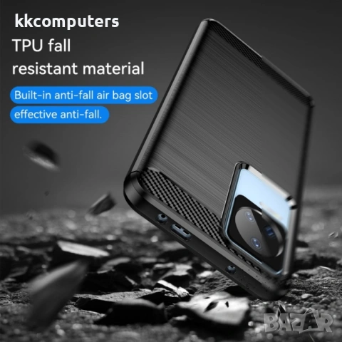 Xiaomi Poco F4 Удароустойчив Carbon Fiber Калъф и Протектор, снимка 6 - Калъфи, кейсове - 53197591