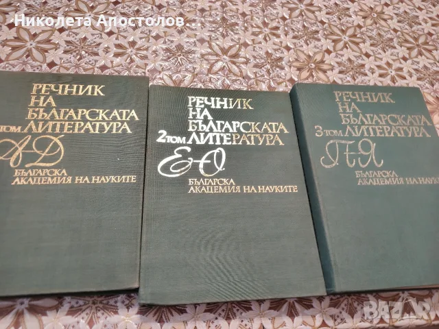 Продавам речници , снимка 2 - Антикварни и старинни предмети - 56153791