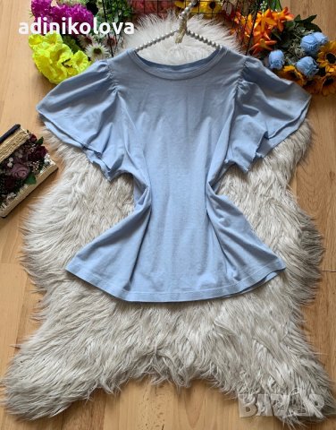 Светло синя тениска/блуза, снимка 1