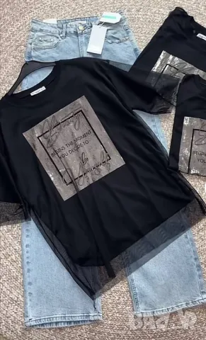 памучни дамски тениски , снимка 4 - Тениски - 50426995