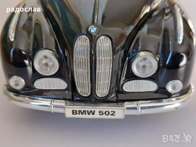   BMW 502 -1955- Maisto  1/18 МЕТАЛНА КОЛИЧКА, снимка 3 - Колекции - 35739020