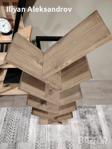 Компактна етажерка за книги, снимка 2 - Етажерки - 53849202