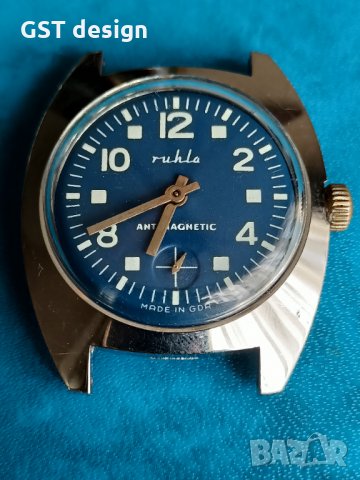 Ruhla GDR немски Мъжки часовник механичен ГДР
