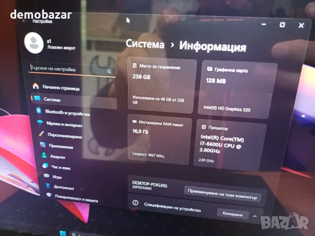14'FHD IPS Lenovo Yoga X1 Core™i7/16GB Ram/256GB SSD, снимка 7 - Лаптопи за работа - 50350392