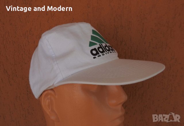 Винтидж ретро шапка с козирка Adidas Equipment от 90-те, снимка 2 - Шапки - 41593140