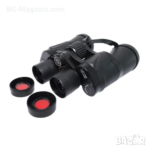 Мощен туристически бинокъл Barste 50X50 за лов риболов наблюдения на птици животни къмпинг природа, снимка 9 - Екипировка - 50930469