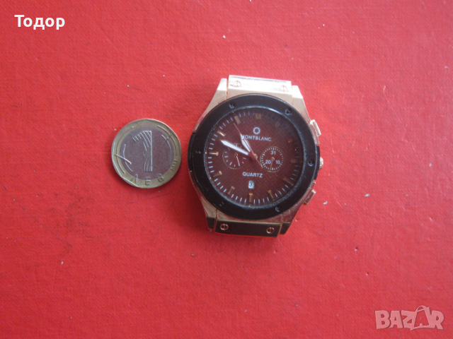 Мъжки часовник Монтбланк Монт Банк, снимка 2 - Мъжки - 36196177