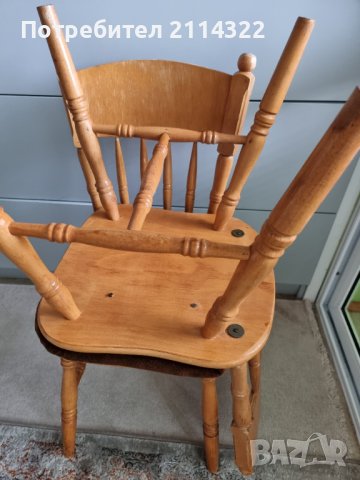 Троянски дървени столове , снимка 2 - Столове - 40916502
