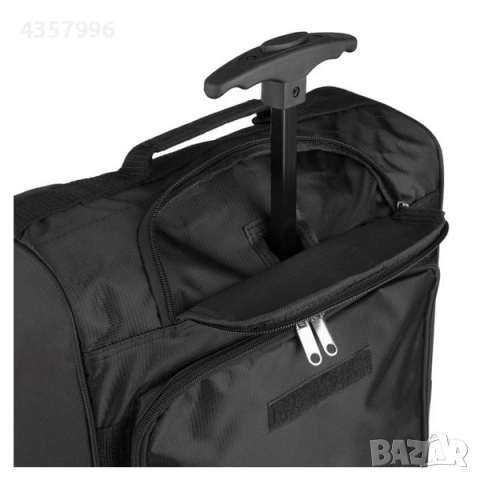 Куфар-Раница с колелца, 27л., Черен , снимка 5 - Раници - 53282489