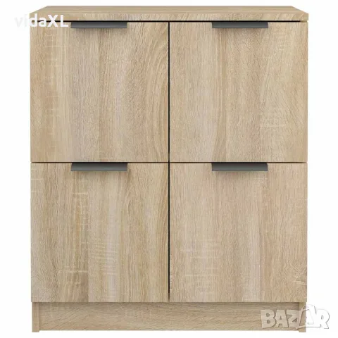 vidaXL Сайдборд, сонома дъб, 60x30x70 см, инженерно дърво, снимка 5 - Бюфети - 56148053